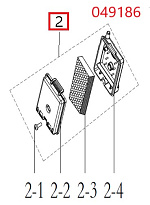 Фильтр воздушный в сборе SGG 1400Si,SH60B / Air filter assembly (20025-00223-00)