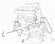Шланг маслопровода короткий TDA-N 230 6LTE/Oil pipe short