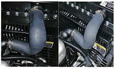Патрубок верхний  радиатора TDR-K 25 4L/Ruber hose,water outlet