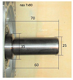 Двигатель бензиновый TSS KM420C-S (Ø25мм.)