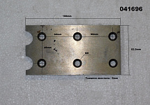 Пластина направляющая ножа TSS GQ 40A/GQ40A WEAR-RESISTING PLATE (STEEL-CAST), №3 (60002533)