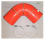 Рукав соединительный коленчатый D=102mm/Rubber elbow pipe (2112438)