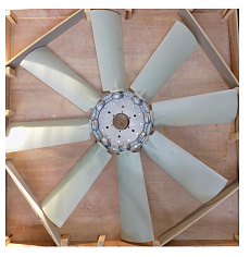 Крыльчатка вентилятора (D=1100/8,пластик)TDA-N 400 12VTE/Cooling fan