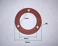 Прокладка крышки подшипника вала ведомого TSS-WP265Y/Shim, bearing cover/ shut-off, №18 (CNP330Y003-18)