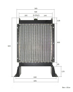 Радиатор охлаждения Ricardo R4105ZDS1; TDK 56 4LT/Radiator