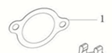 Прокладка инсулятор-цилиндр T11D для LC192FD / Insulator gasket (170430062-0001)