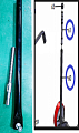Стержень винтовой в сборе TSS RH-450/screw stem, №61 (Q450-061) + connecting stem, №60 (Q450-060)