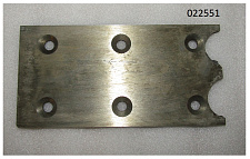 Пластина прижимная TCC GQ 52A/GQ52A WEAR-RESISTING PLATE (STEEL-CAST) DOUBLE SOCKET, №3 (60001095)