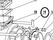 Винт корпуса помпы TSS-PDST100E/T-bolt M10 TSS-PDST100E, №19 (30103-00024-00)