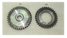 Шестерни привода насоса масла TDR-K 18 4L;TDR-K 22 4L (К-т из 2 шт) /Oil pump driving and driven gear