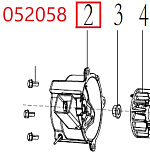 Стартер ручной в сборе с кожухом маховика SGG 1400Si,SH60B / Recoil starter assy (20010-00415-01)