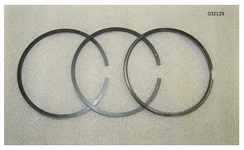 Кольца поршневые SDG 8000EH(EH3),198F (к-т из 3 шт.) Winsun / Piston rings kit (10104001/02/03)