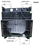 Радиатор охлаждения Baudouin 6M21G440/5e2 /Radiator