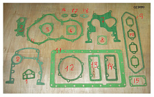 Комплект прокладок двигателя Ricardo Y485BZD; TDK 22 4L/Gaskets, Kit