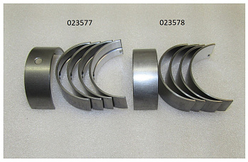Вкладыш подшипника коренного верхний Ricardo Y480BD; TDК 14 4LT( к-т из 5 шт)/Main bearing (upper sh
