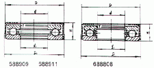 Подшипник (45х73х17) редуктора TSS DMD1000/Bearing