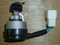 Замок зажигания для SGG 5600E-3 (6-контактов,2 ключа) (Gasoline generator electric door  lock (6 wires),МВ-15)