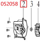 Стартер ручной в сборе с кожухом маховика SGG 1400Si,SH60B / Recoil starter assy (20010-00415-01)