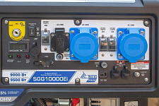 Бензогенератор инверторный 10 кВт SGG 10000Ei с блоком АВР