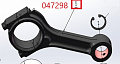 Шатун в сборе SDG 11000(..),CD2V88F / Connecting rod assembly HD2V88 (HD2V88.4.1)
