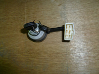 Замок зажигания для SGG 5600E-3 (6-контактов,2 ключа) (Gasoline generator electric door  lock (6 wires),МВ-15)