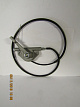 Рычаг газа в сборе с тросиком TSS-СР-240/Trottle Lever Assy+Trottle Wire, №41+№37 (2302-09000-3+2302-00051-4)