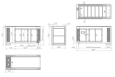 Шумозащитный кожух для генератора 320-550 кВт (У)