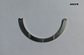Кольцо упорное(вкладыш упорный подшипника коленчатого вала DP180LB/BEARING,THRUST (UPPER) (140110-00