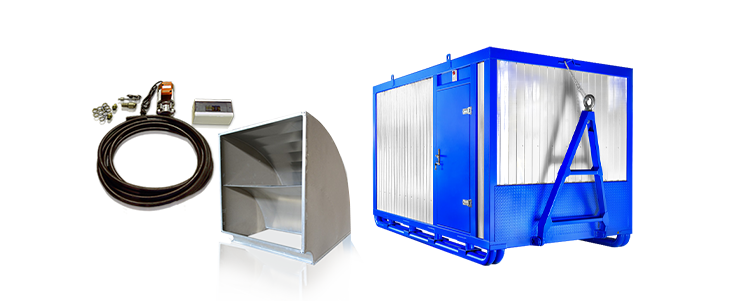 Дополнительное оборудование для блок-контейнеров